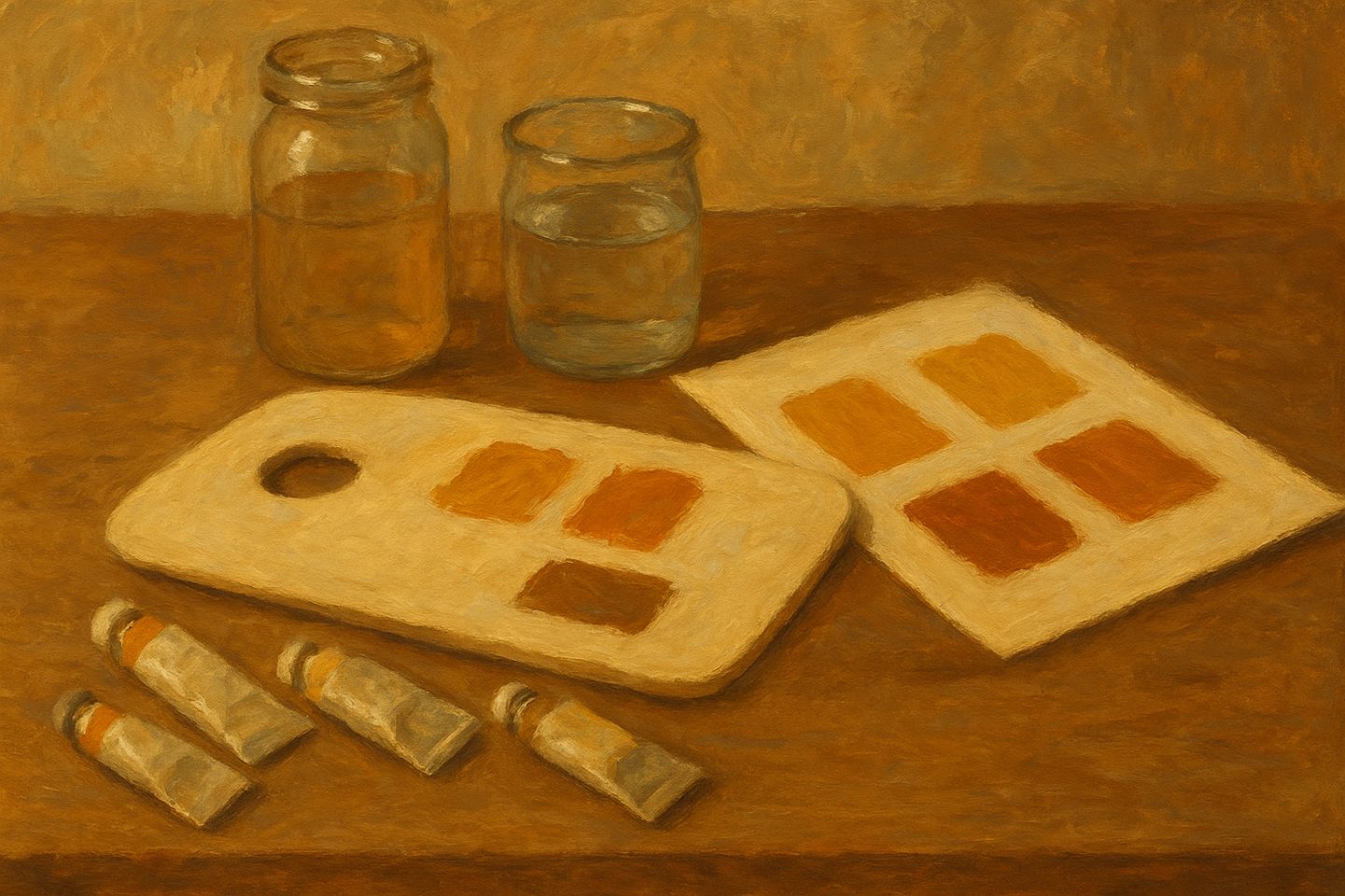 La gouache, une peinture souple pour apprendre la couleur