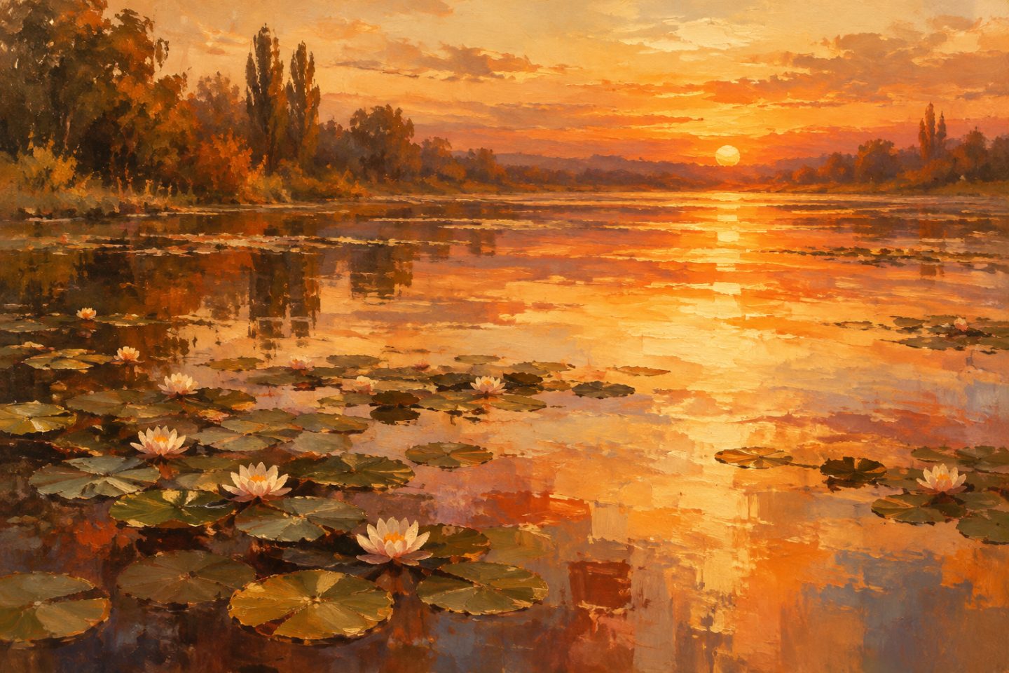 Monet et les Nymphéas, un face-à-face avec la surface