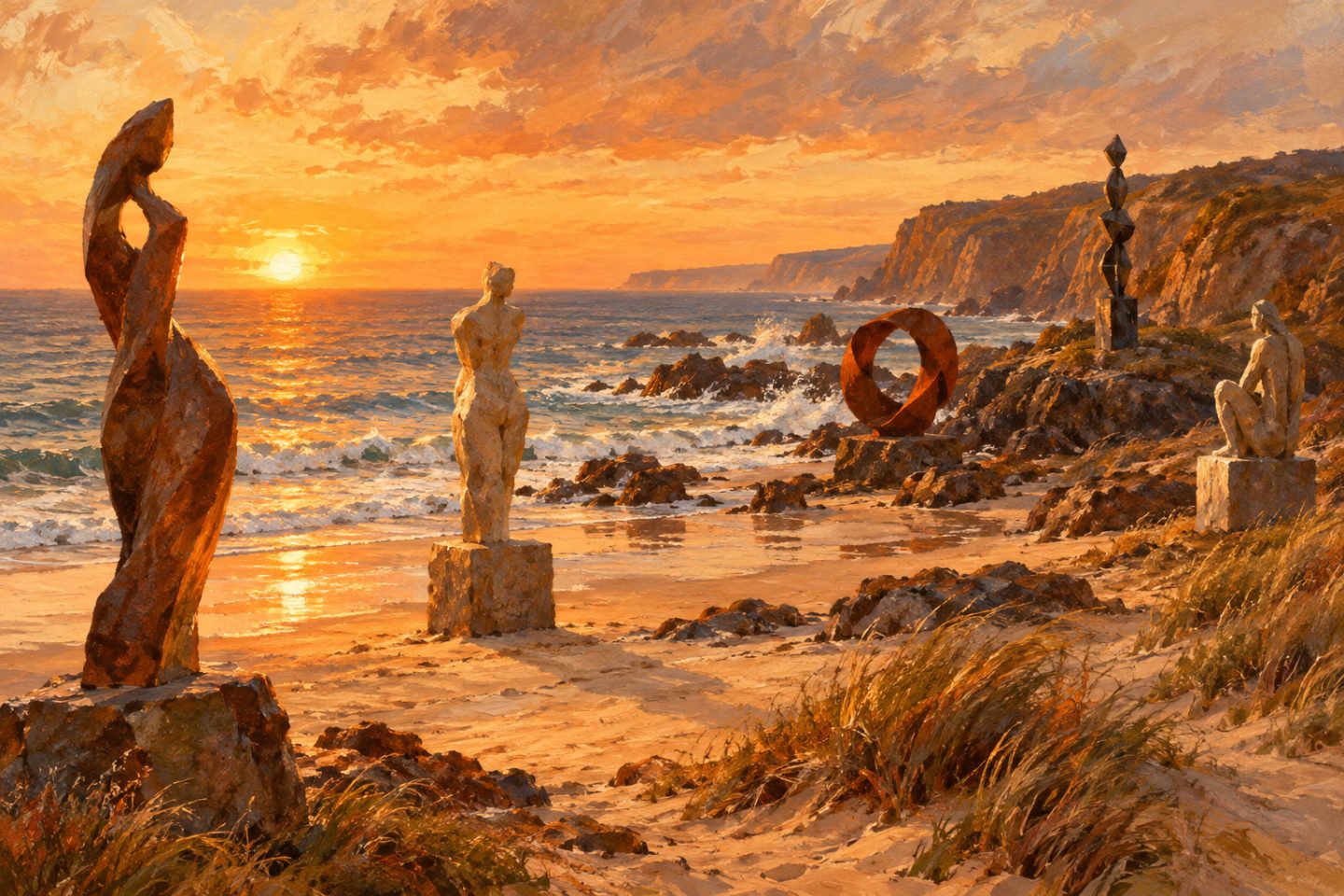 À Bondi Beach, la sculpture envahit le rivage
