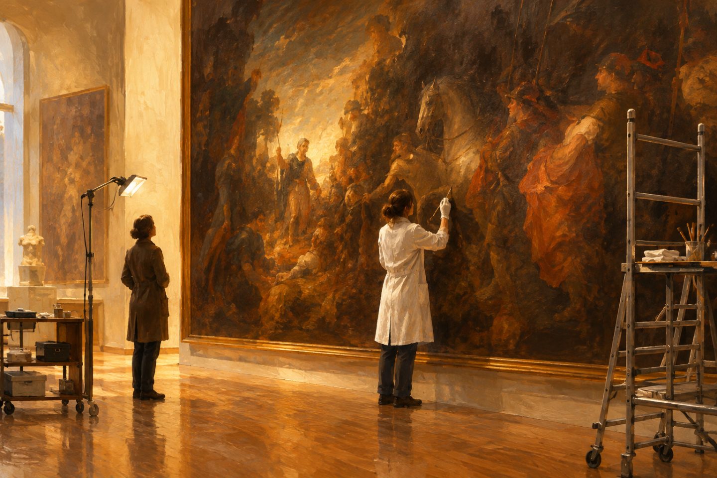 Courbet retrouve l’ampleur d’Un enterrement à Ornans
