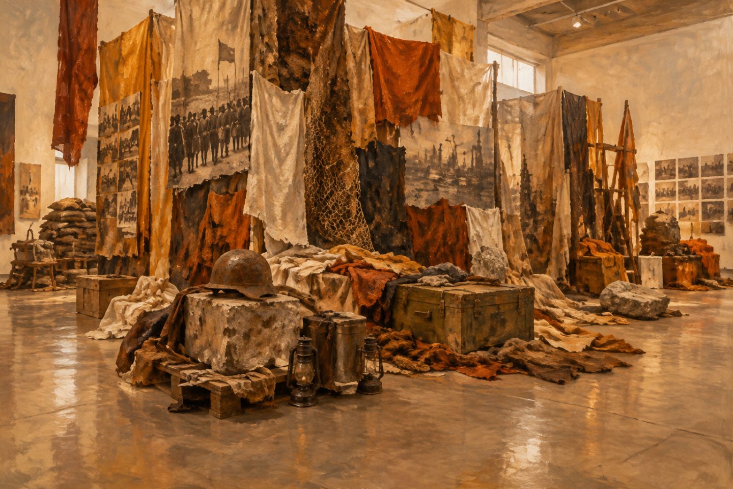 À la Fondation Cartier, Ibrahim Mahama tisse mémoire et politique