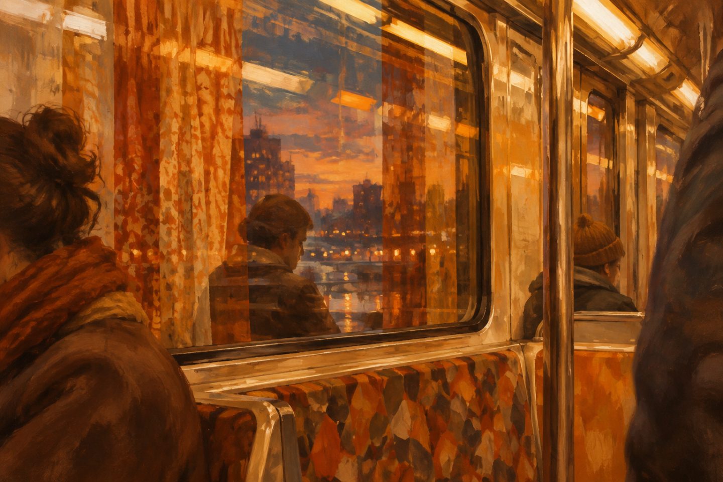 Mala Iqbal peint les inconnus du métro et de la ville